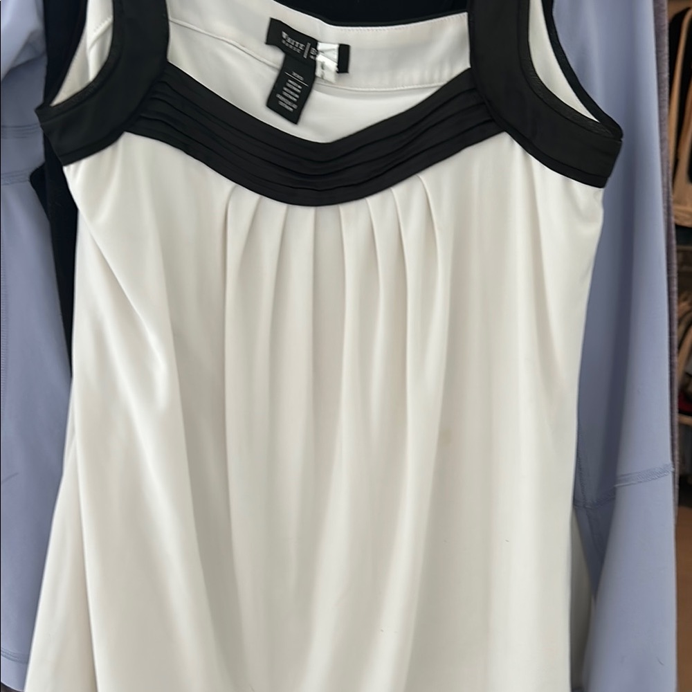 White and Black Women's Top